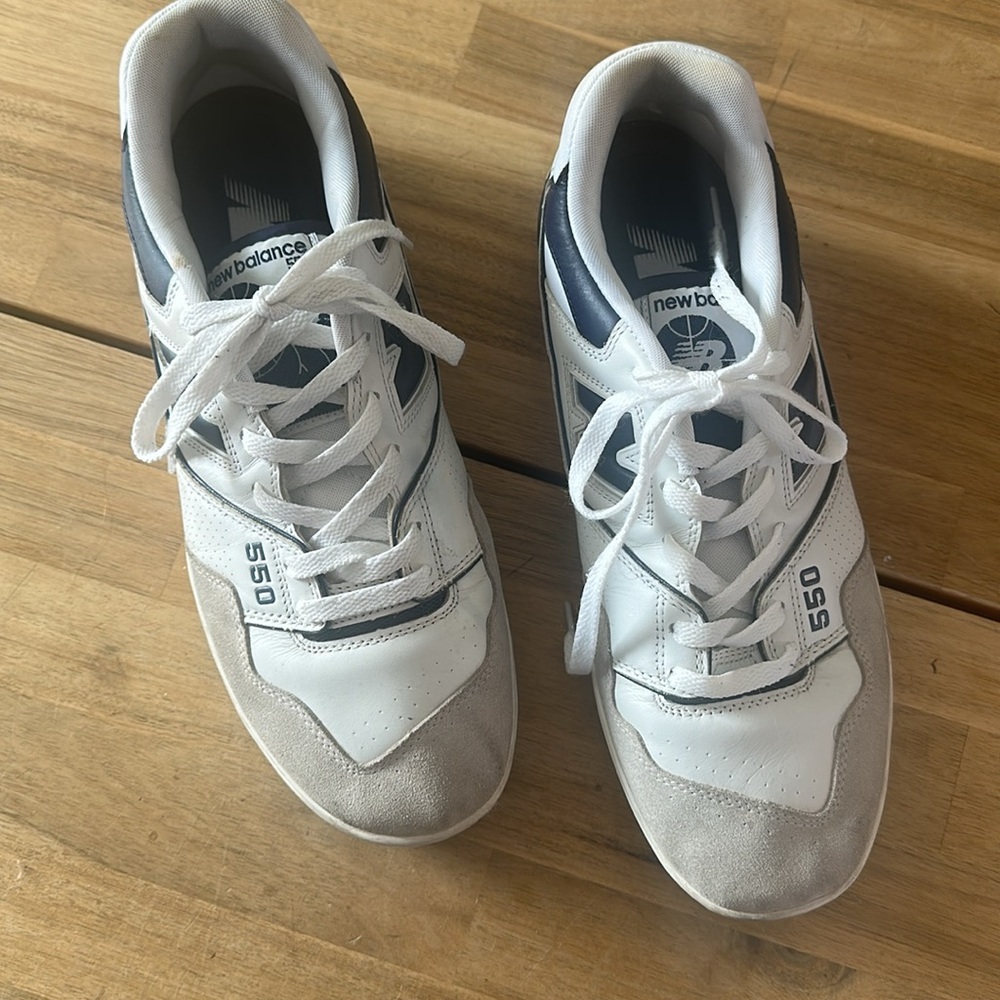 NEW BALANCE 550 navy blue sneakers - Picture 6 of 16